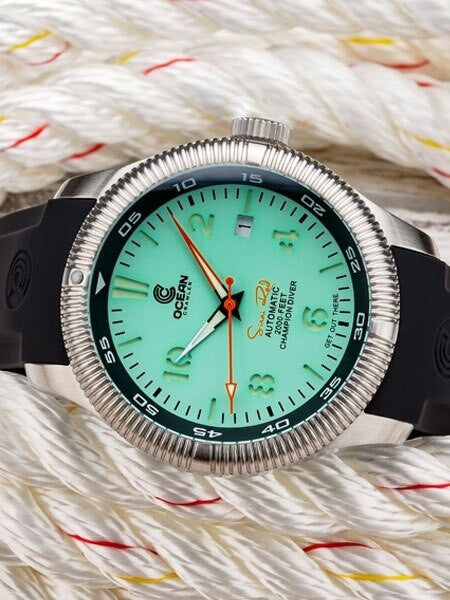 Ocean Crawler Champion Diver Swiss Automatic Watch with AR Sapphire Crystal #CD-231