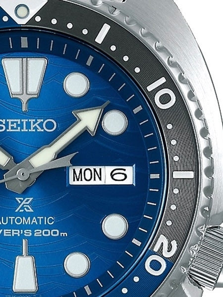 Seiko Save the Ocean Prospex Turtle Automatic Dive Watch with Stainless Steel Bracelet #SRPD21