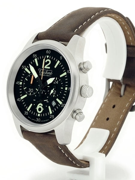 Techne 41.5mm SparrowHawk II Quartz Chronograph with 24-Hour Sub-Dial  #477.061