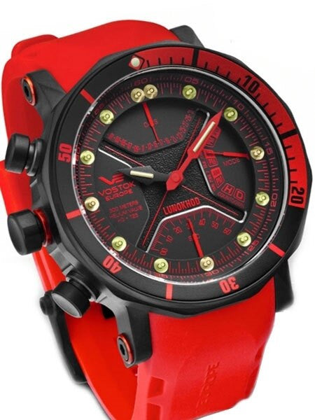 Vostok-Europe Lunokhod-2 Multi-Function Quartz Diver with Tritium Tubes #6204204