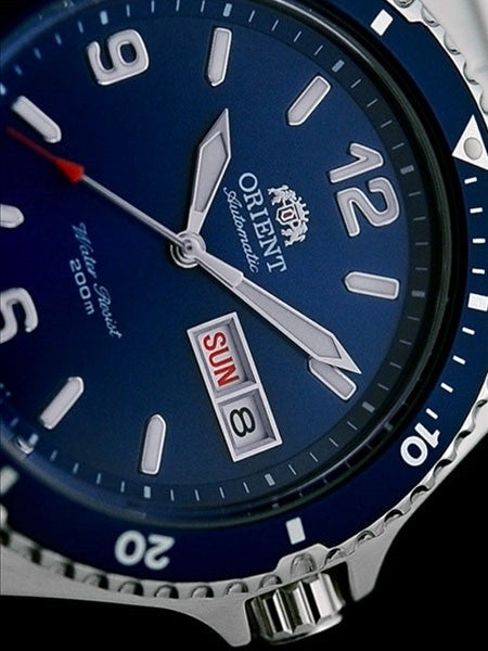 Orient Blue Dial Automatic Dive Watch with SS Bracelet #AA02002D
