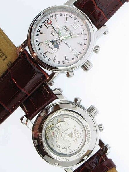 Aeromatic 1912 Automatic Calendar Watch with Day-Night Indicator #A1091