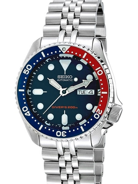 Seiko SKX009 Divers Watch Strapcode Super-J "Louis" Edition with a Domed AR Sapphire Crystal #SKX009