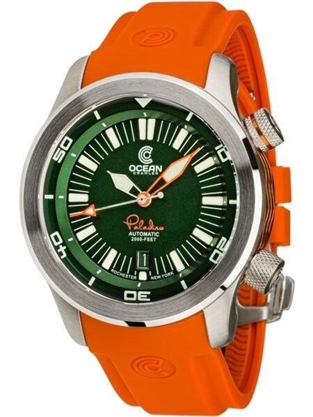 Ocean Crawler 600-Meter Paladino WaveMaker Swiss Automatic Dive Watch with Inner Rotating Bezel #1333