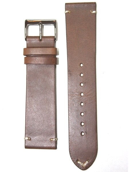 Horween Chromexcel Brown Calfskin Leather with Matching Lining and Hand-Stitching #INS-HOR81