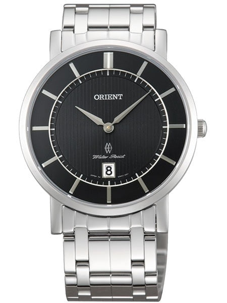 Orient Class Quartz Dress Watch with Sapphire Crystal and Black Dial  #GW01005B