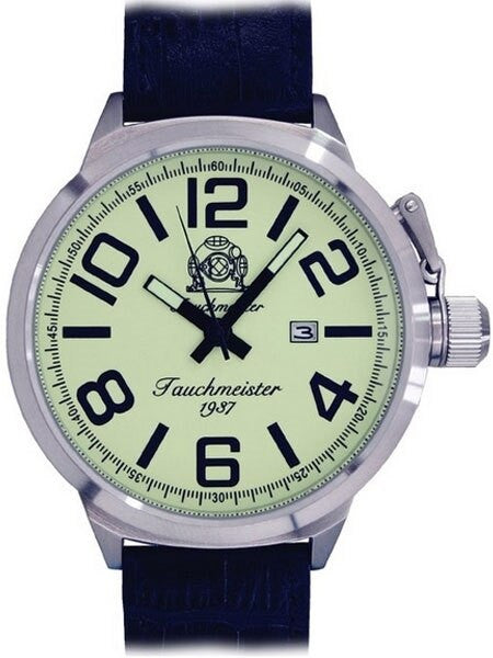 Tauchmeister XXL 58mm Military Watch with Fully Luminous Dial #T0290