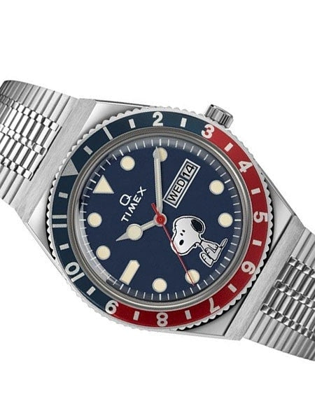 Q Timex Reissue of 1970's 38mm Stainless Steel Bracelet Watch #TW2U71300ZV