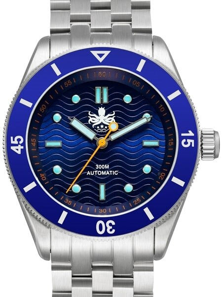 PHOIBOS Wave Master 300-Meter Automatic Dive Watch with AR Sapphire Crystal #PY009B