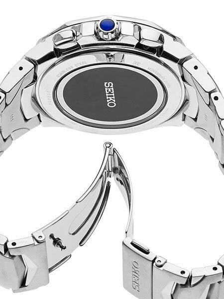 Seiko Coutura Radio Sync, Solar Powered, Dual Time, World Time Watch #SSG019