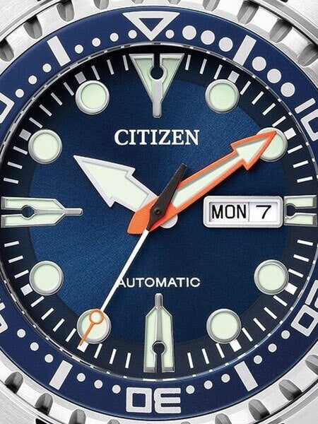 Citizen Automatic  Marine Sport Watch with Rubber Dive Strap #NH8381-12L