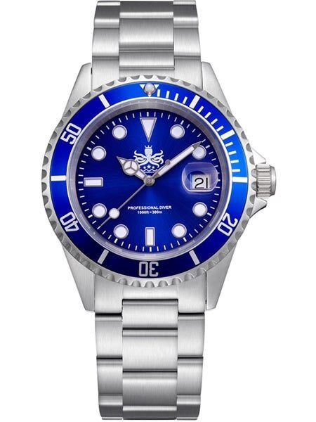 Scratch and Dent - PHOIBOS 300-Meter Swiss Quartz Dive Watch with Sapphire Crystal #PX002B