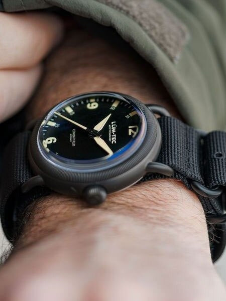 Lum-Tec Combat Field X2 Swiss Automatic Watch with Double Curved Sapphire Crystal #X2