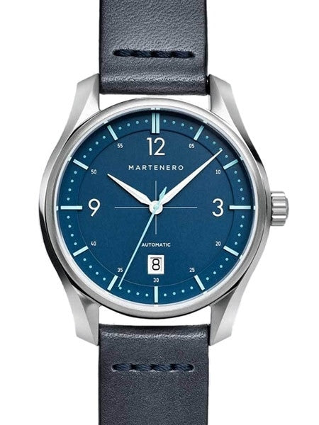 Martenero Kerrison Automatic Watch with Blue Dial, Sapphire Crystal #KER003