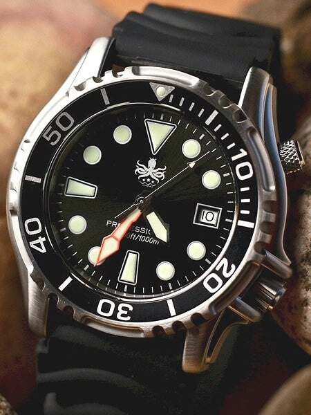 PHOIBOS 1000-Meter Ocean Master Quartz Dive Watch with Sapphire Crystal #PX005C