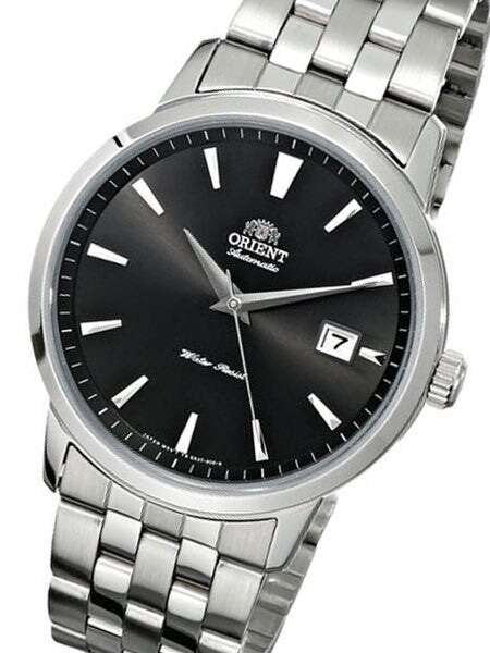 Orient Symphony Automatic Dress Watch with Black Dial, Stainless Steel  Case #ER27009B