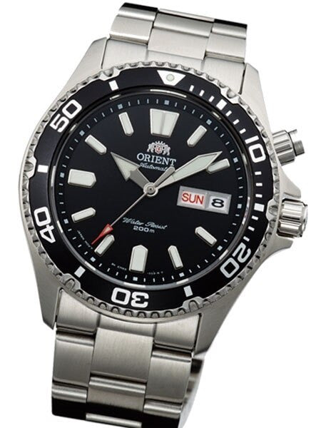 SOLD OUT! Orient Black Mako USA Automatic Dive Watch with 120-click Bezel, Sapphire Crystal #EM6500FB