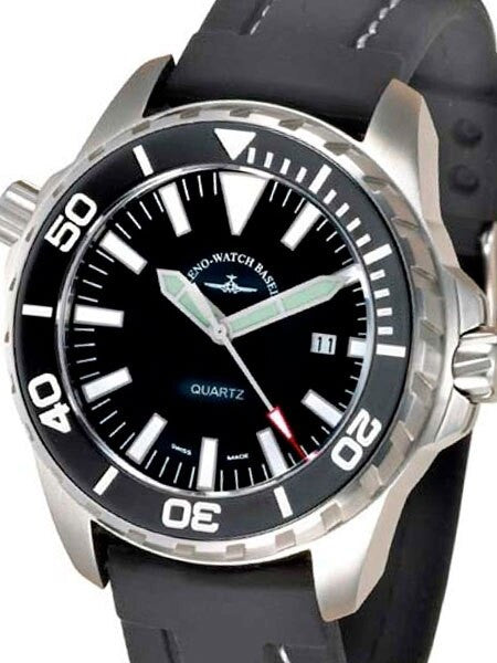 Zeno 500 Meter Pro Dive Watch with Black Dial and Swiss Quartz Movement #6603Q-a1