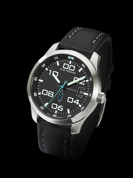 NB Yaeger Swiss Automatic Pilot Watch with Sapphire Crystal #TURBULENCE-C1
