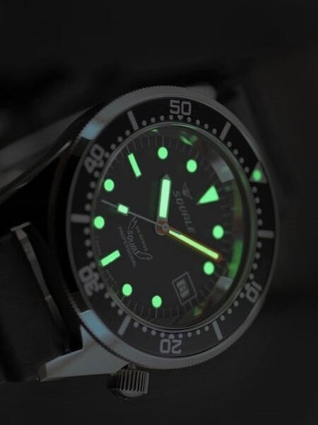 Squale 500 meter Professional Swiss Automatic Dive watch with Sapphire Crystal #1521-026-A