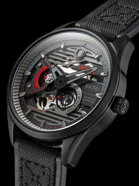 AVI-8 Stealth Black, 21-Jewel Automatic Pilot Watch, AR Sapphire Crystal #AV-4074-03