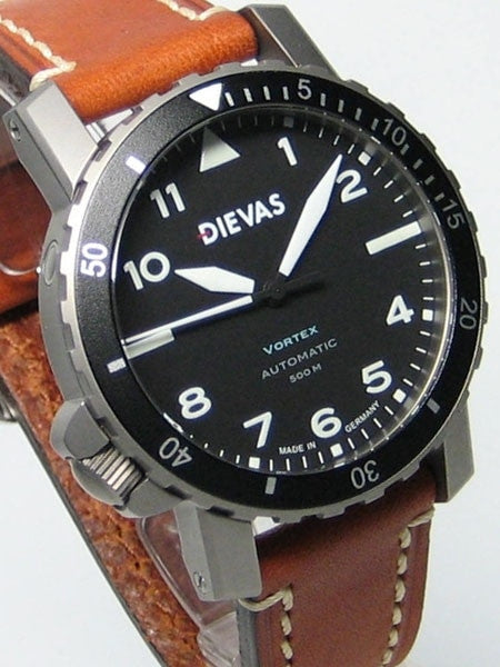 DIEVAS German Made Vortex Tactical Watch with Swiss ETA, Hirsch Liberty Strap 1