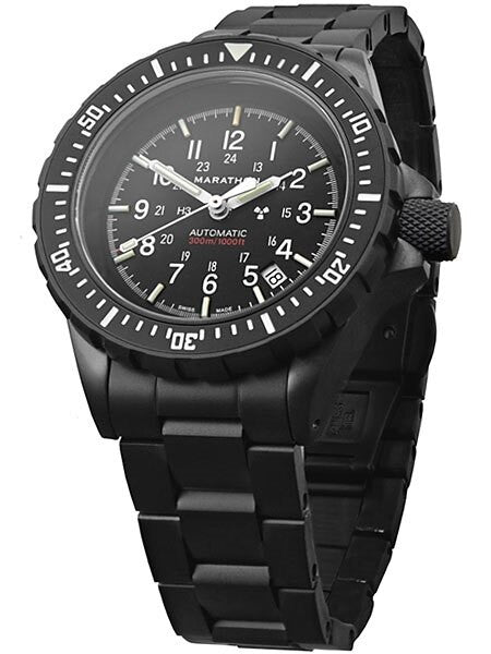 Marathon GSAR Anthracite Automatic Military Divers Watch #WW194006BKBRACE-NGM