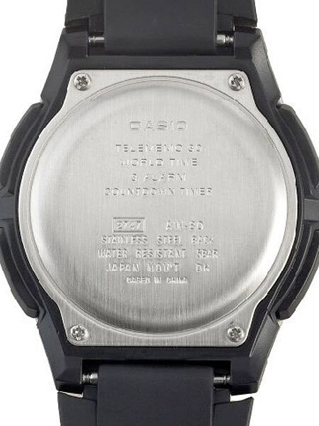 Casio Sports Analog-Digital Dual Time Watch with World Time #AW-80-1AV