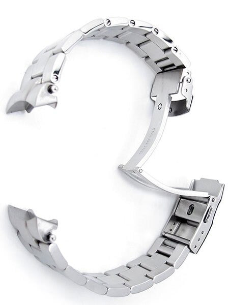 Strapcode 22mm Super-O "Boyer" watch band for SEIKO SKX007-009-011 Curved End #SS221803B019