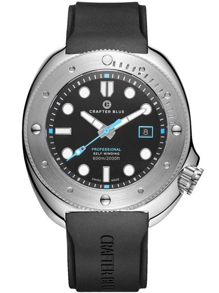 Crafter Blue Swiss Made 600-Meter Hyperion Ocean Diver with Swiss Automatic Movement  #HOSS001B-R