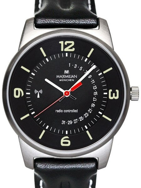Maximilian Radio Controlled Watch with Push Button Date Display #5010-3