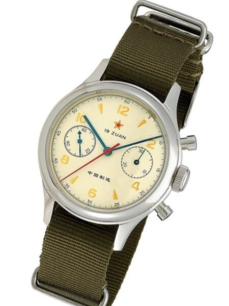 Scratch and Dent - Seagull 1963 Hand Wind Mechanical Chronograph with Sapphire Crystal #6345G-2901 8