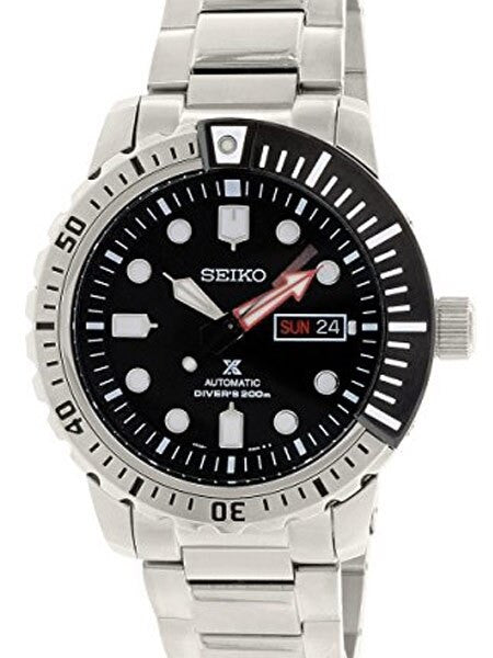 Seiko Prospex Black Dial Mohawk with Seiko 4R36, 24-Jewel Automatic Movement #SRP587
