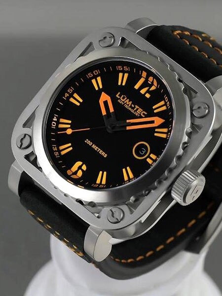 Lum-Tec G3 Watch with Sapphire Crystal and Skeletal Case Design #G3