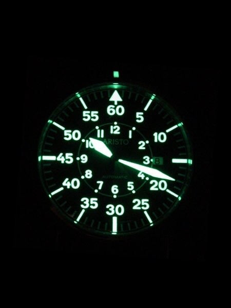 Aristo 3H43 Day Flight Swiss ETA 2824-2 Automatic Watch with Sapphire Crystal