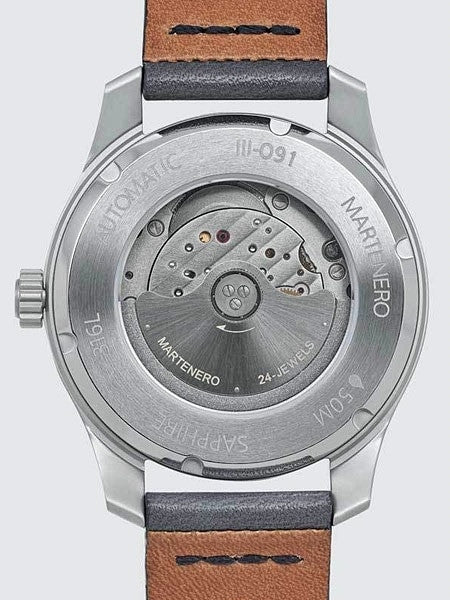 Martenero Kerrison Automatic Watch with Silver Dial, Sapphire Crystal #KER002