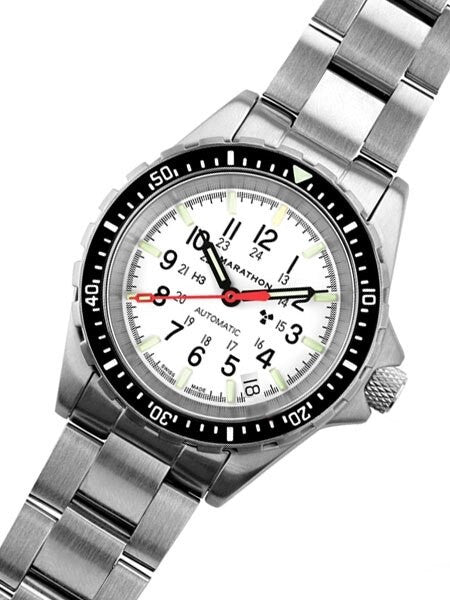 Marathon Swiss Made, (Medium) GSAR Automatic Military Divers Watch with Sapphire Crystal #WW194026BRACE-MA-WD