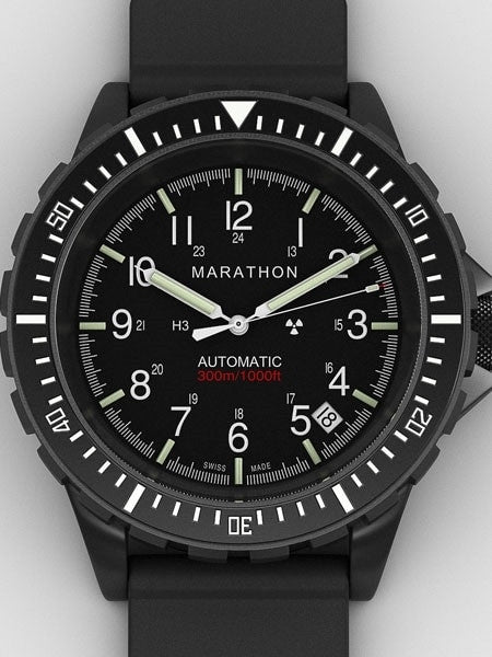 Marathon GSAR Anthracite Automatic Military Divers Watch #WW194006BK-NGM