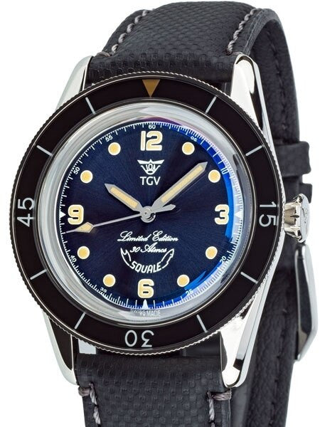 Squale TGV Limited-Edition 60-Year Anniversary 300-Meter Swiss Dive Watch #SUB-39-TGV