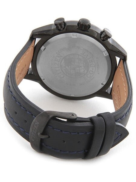 Citizen Eco-drive Chronograph Watch with Black Ion Plated Case #CA4036-03E