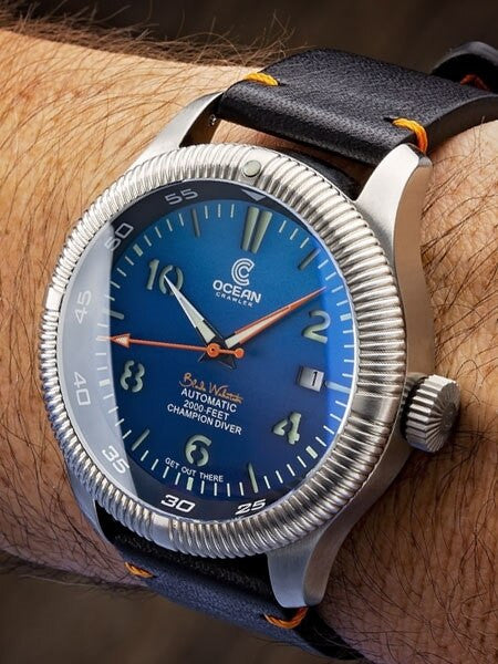 Ocean Crawler Champion Diver Swiss Automatic Watch with AR Sapphire Crystal #CD-223