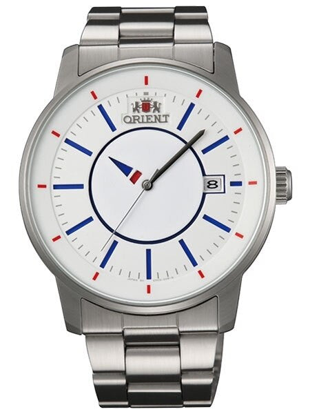 Orient 21-Jewel Automatic Disk Watch with Unique Rotating Hour Hand #ER0200FD