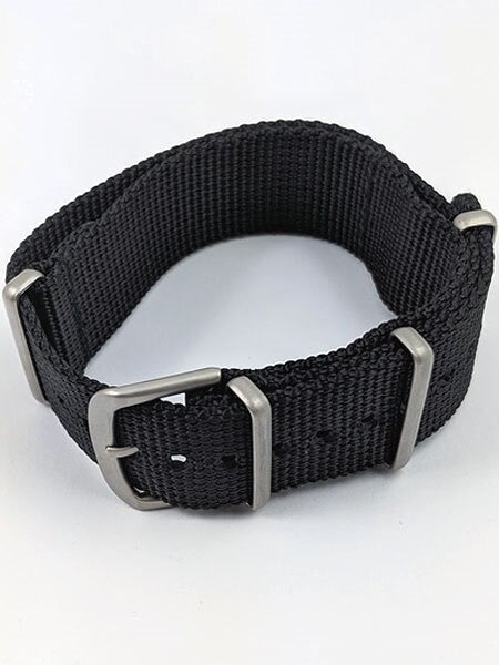 Traser 22mm OEM Black Nylon Tactical Watch Strap #Traser1