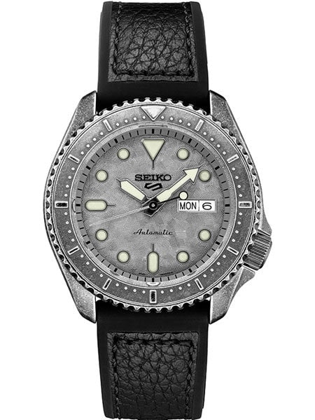 Seiko 5 Sports 24-Jewel Automatic Watch with Aged-Patina SS Case #SRPE79