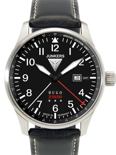 Junkers 150 Years Hugo Junkers Anniversary 40mm GMT Watch #6644-2