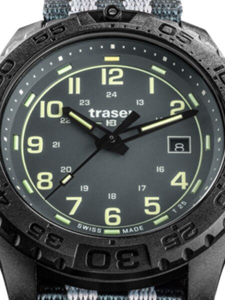 Traser Swiss Tactical Watch with Trigalight Illumination and AR Sapphire Crystal #109037