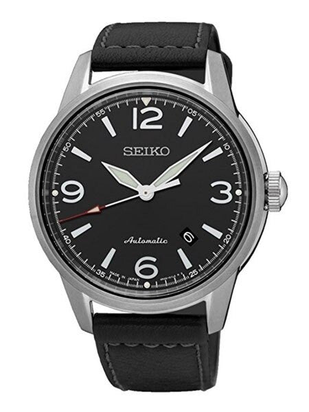 Seiko Presage Automatic Dress Watch with 42mm Case and Black Dial #SRPB07J1