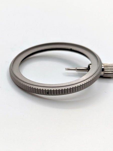 Matte Stainless Steel (Coin Edge) Bezel for Seiko SKX007, SKX009, SKX173, 175, 011, A35 #B01-M