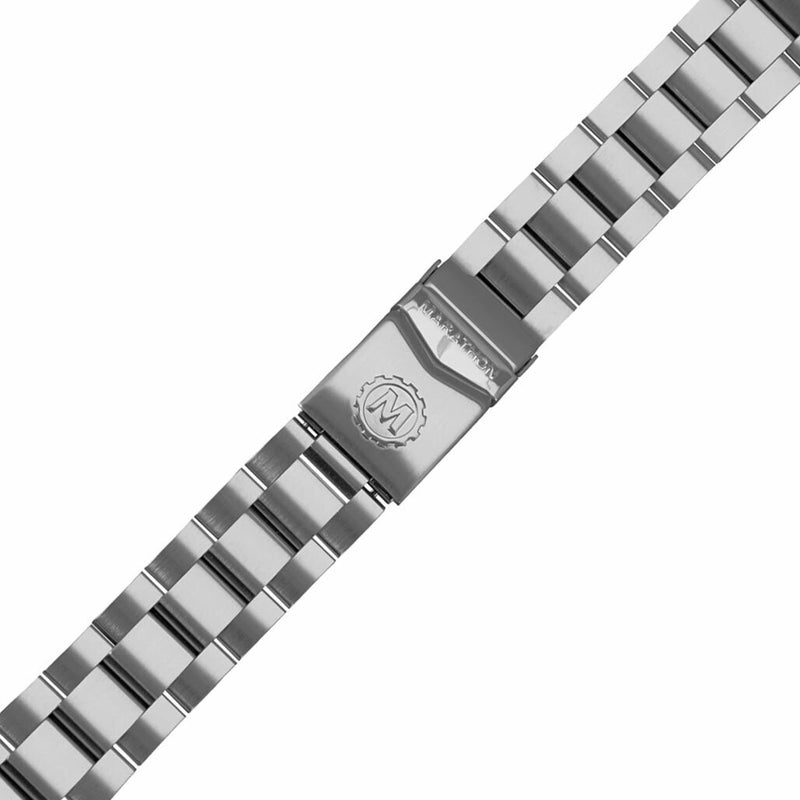 Marathon Brushed Finish Solid Link Bracelet #WW005016MA-A (18mm)