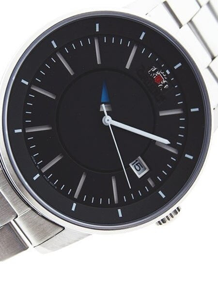 Orient 21-Jewel Automatic Disk Watch with Unique Rotating Hour Hand #ER0200BB